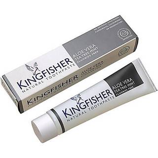 Kingfisher natural toothpaste aloe vera tea tree mint fluoride free 100ml