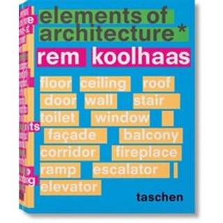 Taschen Coffee Table Books - 'Koolhaas. Elements of Architecture' in Multicolor Paper