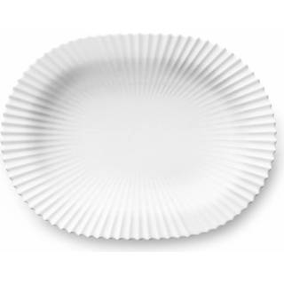 Lyngby oval dyb serveringsfad 25 cm