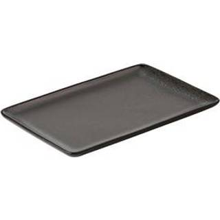 Aida Raw Rectangular Plate 23,5x15 Cm - Middagstallerkner Stentøj Northern Green - 15708