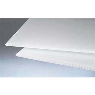 RIAS 5-lags RIATHERM X-struktur termoplade, opal - 10 x 700 x 6000 mm
