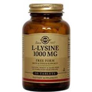 Solgar L-Lysine - 1000 mg - 100 Tabletter