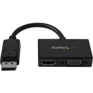 StarTech.com Travel A/V adapter: DisplayPort to HDMI or VGA video transformer