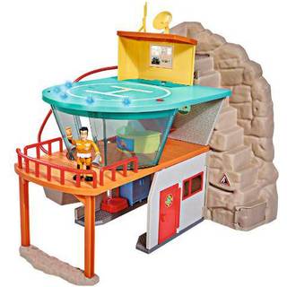 Brandmand Sam Mountain Rescue Redningsstation med lys og lyd - med 1 figur inkluderet