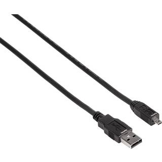 Hama Kabel USB A-USB Mini B8 Svart 1.8m