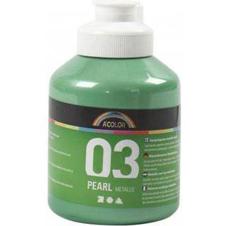 Akrylmaling Metallic Lys Grøn 500ml - Høj Kvalitet