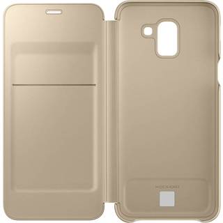 Samsung Galaxy J6 Wallet Cover EF-WJ600CFEGWW - Guld