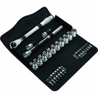 Wera 8100 SA 8 Zyklop Metal-skraldesæt, omskiftergreb, 1/4"-tilslutning, metrisk , 28 dele