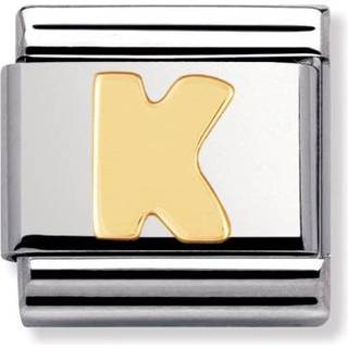 Nomination Classic - Composable Classic - Buchstabe K - 030101/11 - silber