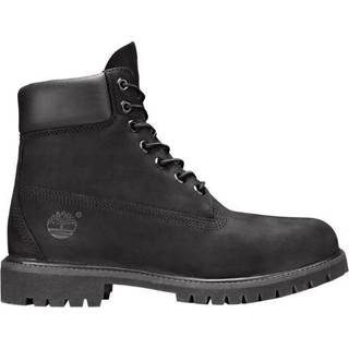 6 Inch Premium Støvler, Black Nubuck, 44