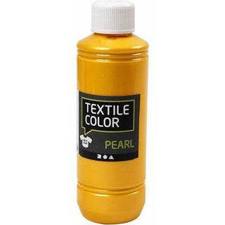 Textile Color Perlemor Gul 250ml - Dækkende Tekstilmaling