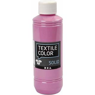 Textile Solid Pink Tekstilmaling 250ml - Dækkende Farve