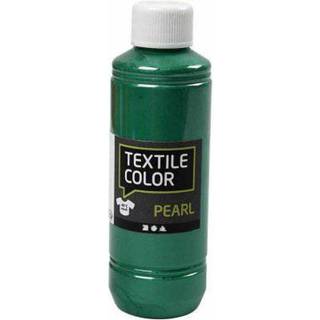 Textile Color Perlemor Grøn 250ml - Vandbaseret Maling