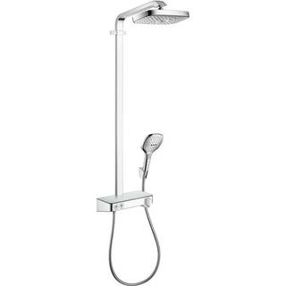 hansgrohe Raindance Select E 300 2jet EcoSmart showerpipe, 9 l/min i krom