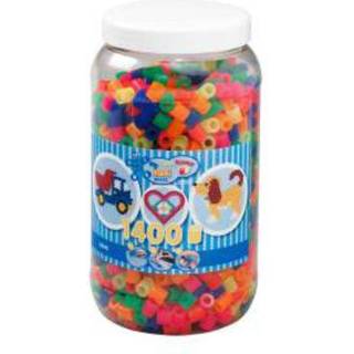 Hama Maxi, perler, 1.400 stk., mix 51, neonfarver [Levering: 1-2 dage]
