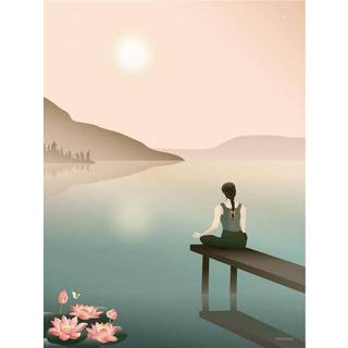 Lotus - Plakat 50x70 cm fra ViSSEVASSE