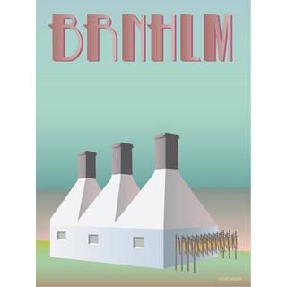 Tilbud: Spar 75% - Bornholm Røgeriet - Plakat 15x21 cm fra ViSSEVASSE