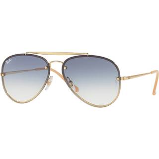 Ray - Ban Unisex RB3584N BLAZE AVIATOR 001/19 Solbriller Metal Guld Blå Pilot Normal Skygge