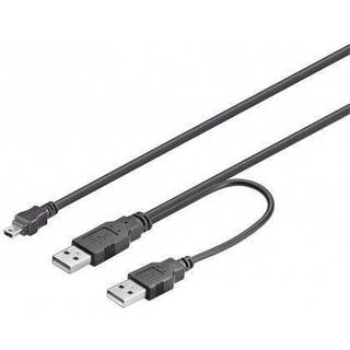 USB strømkabel 2.0 - 0.6 m