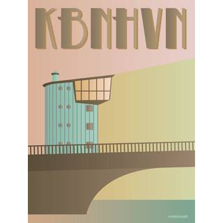 København Langebro - Plakat 70x100 cm fra ViSSEVASSE