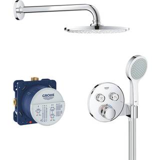 Grohe Grohtherm SmartControl Brusesæt med hovedbruser, krom