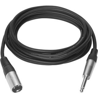 Vivolink 6.3 mm. mono Jack til XLR kabel, sort | 5 meter | PRIS-MATCH