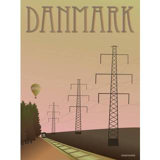 Tilbud: Spar 75% - Danmark Masterne - Plakat 30x40 cm fra ViSSEVASSE