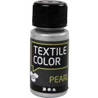 Textile Color Perlemor Sølv 50ml - Dækkende Tekstilmaling