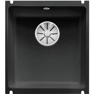 BLANCO SUBLINE 375-U KP krystalhvid UXI køkkenvask i keramisk porcelæn krystalhvid 414 x 456 cm