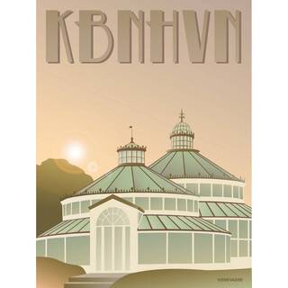 Tilbud: Spar 60% - København Botanisk Have - Plakat 30x40 cm fra ViSSEVASSE