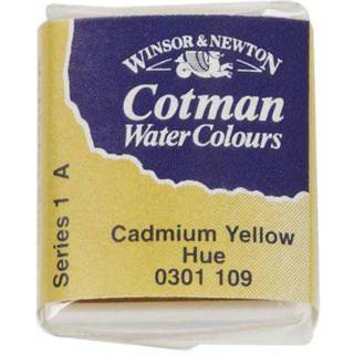 Winsor & Newton Cotman akvarelfarve half pan – Yellow Ochre 744