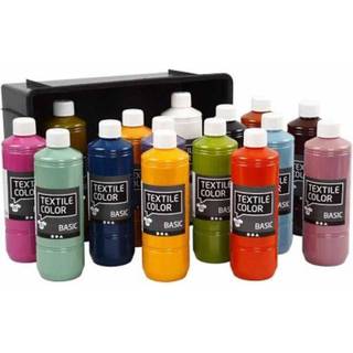 Tekstilmaling | 15x500 ml | Trendfarver