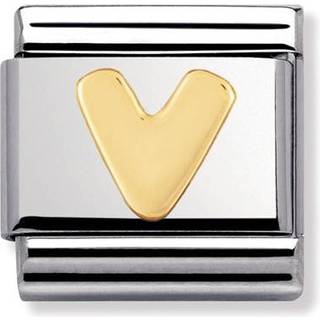 Nomination Classic - Composable Classic - Buchstabe V - 030101/22 - silber