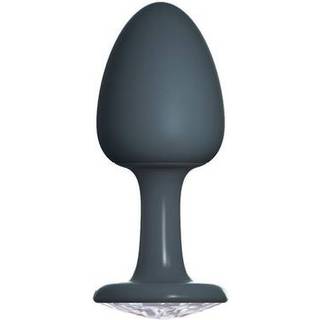 Dorcel Geisha Diamond XL - Sort anal plug med hvid sten