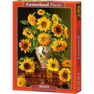 Castorland 1000 stykker puslespil Solsikker i en p?fuglvase Christopher Pierce Flower and Plants Puzzle Puzzle Puzzle Puzzle Castorland C-103843-