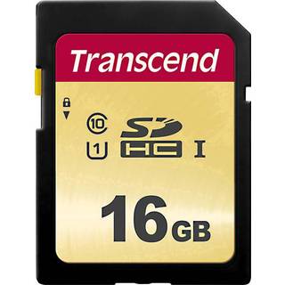 Transcend 500S SDHC UHS-1 - 16GB
