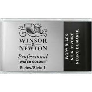 Winsor & Newton Professional akvarelfarve 1/1 pan Ivory Black 331