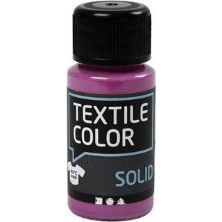 Textile Solid Fuchsia - Dækkende Tekstilmaling 50ml