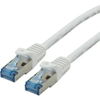 ROLINE S/FTP patchkabel CAT.6a, componet level, hvid - LSOH - 2,0 m.