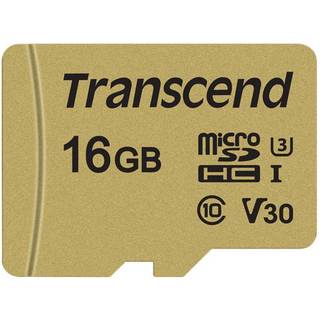 Transcend 500S microSDHC UHS-3 - 16GB