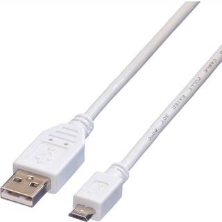VALUE USB2.0 Kabel, A - Micro B, Han/Han, 0,15 m