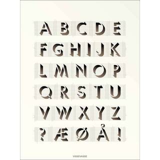 Vissevasse plakat ABC Cream - 50 x 70 cm.