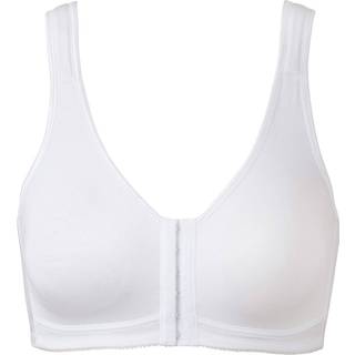 Trofe Edith Front Closure Bra - White - B 75