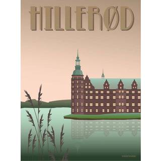 Tilbud: Spar 75% - Hillerød Slottet - Plakat 50x70 cm fra ViSSEVASSE