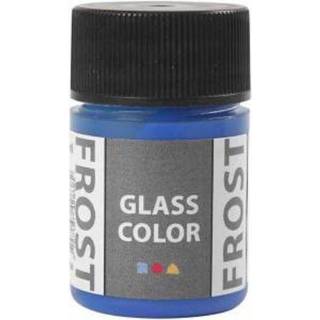 Glass Color Frost - Blå, 30ml til kreative projekter