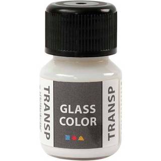 Glass Color Transparent Maling - 30ml Hvid
