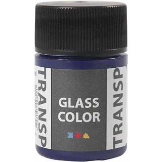 Brilliant Blå Glasfarve - 30 ml Vandbaseret Maling