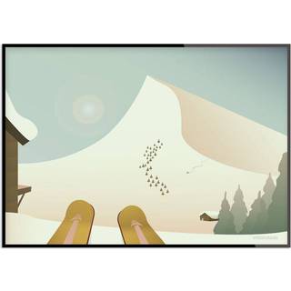 Tilbud: Spar 40% - Klar, Parat, Start - Plakat 15x21 cm fra ViSSEVASSE