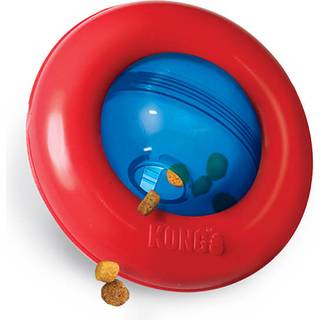 KONG Snack legetøj Gyro small ø 12x7 cm rød/blå
