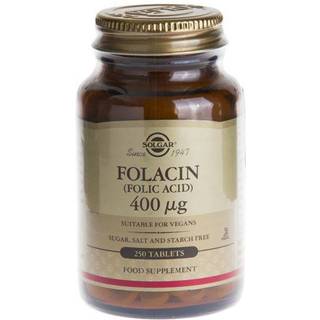 Solgar Folinsyre (Folacin) 400 mcg - 250 tabs.
